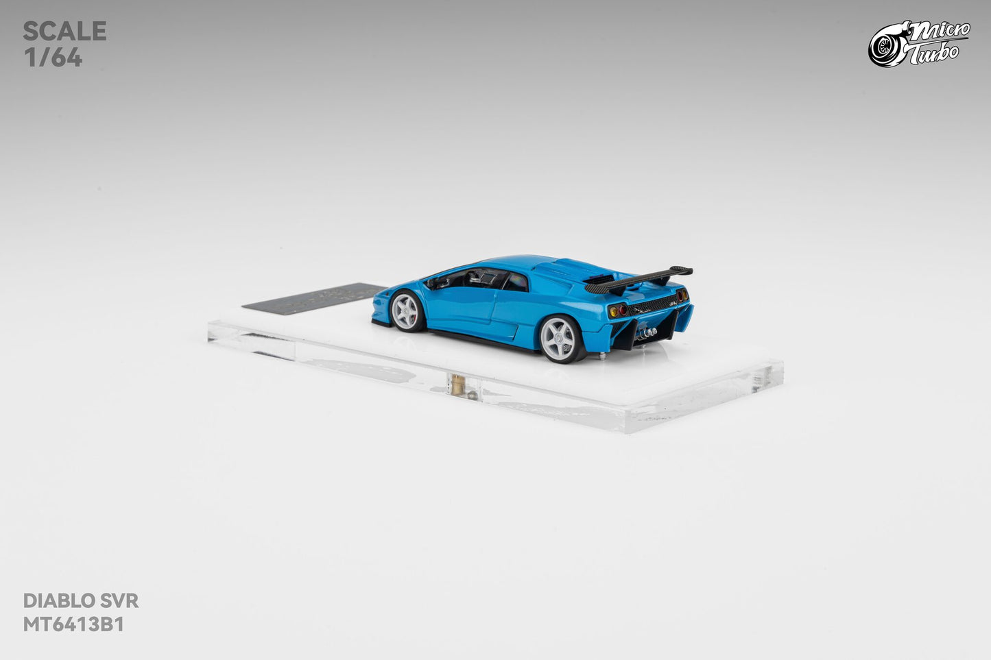 Microturbo 1/64 Custom Diablo SVR - Metallic Blue