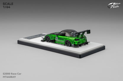 (Pre-Order) Microturbo 1/64 Custom S2000 Race Car - Metallic Green