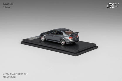 (Pre-Order) MicroTurbo - 1/64 Custom FD2 MUGEN RR - Metallic Grey