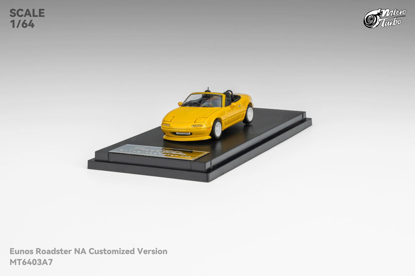 Microturbo - 1/64 Custom MX5 - Metallic Yellow