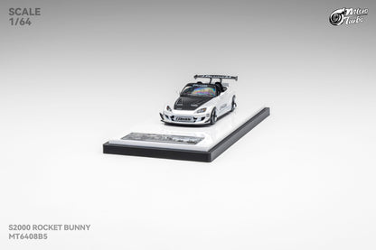 (Pre-Order) Microturbo 1/64 Custom S2000 RB - Metallic White