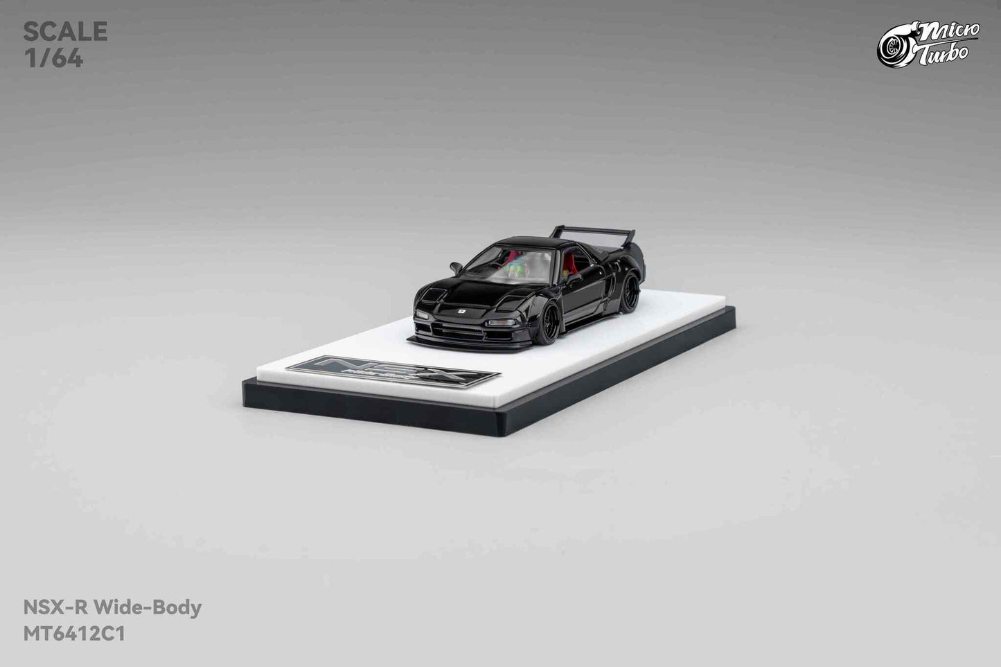 MicroTurbo - 1/64 Custom NSX Wide Body - Gloss Black