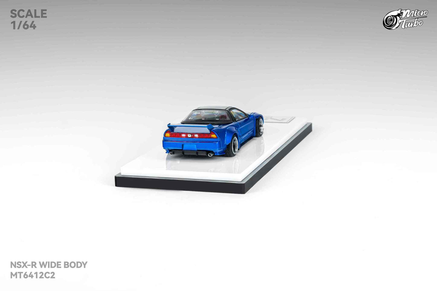 (Pre-Order) Microturbo 1/64 Custom NSX Wide Body - Candy Blue