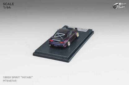 Microturbo - 1/64 Custom 180SX Spirit Miyabi - Purple Chameleon
