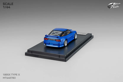 (Pre-Order) Microturbo - 1/64 Custom 180SX Type X - Metallic Blue