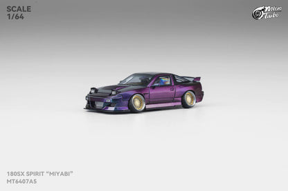 Microturbo - 1/64 Custom 180SX Spirit Miyabi - Purple Chameleon