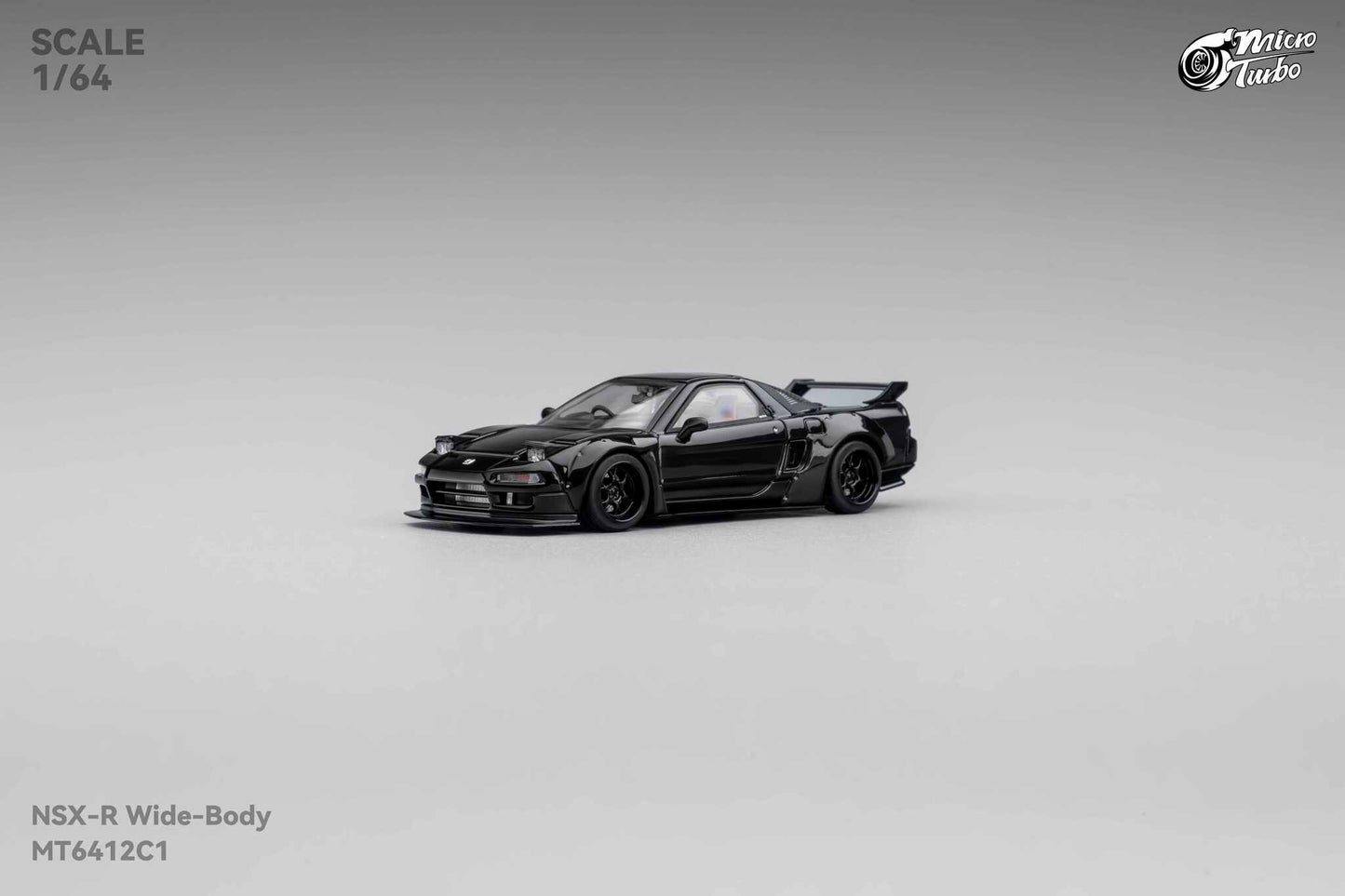 MicroTurbo - 1/64 Custom NSX Wide Body - Gloss Black