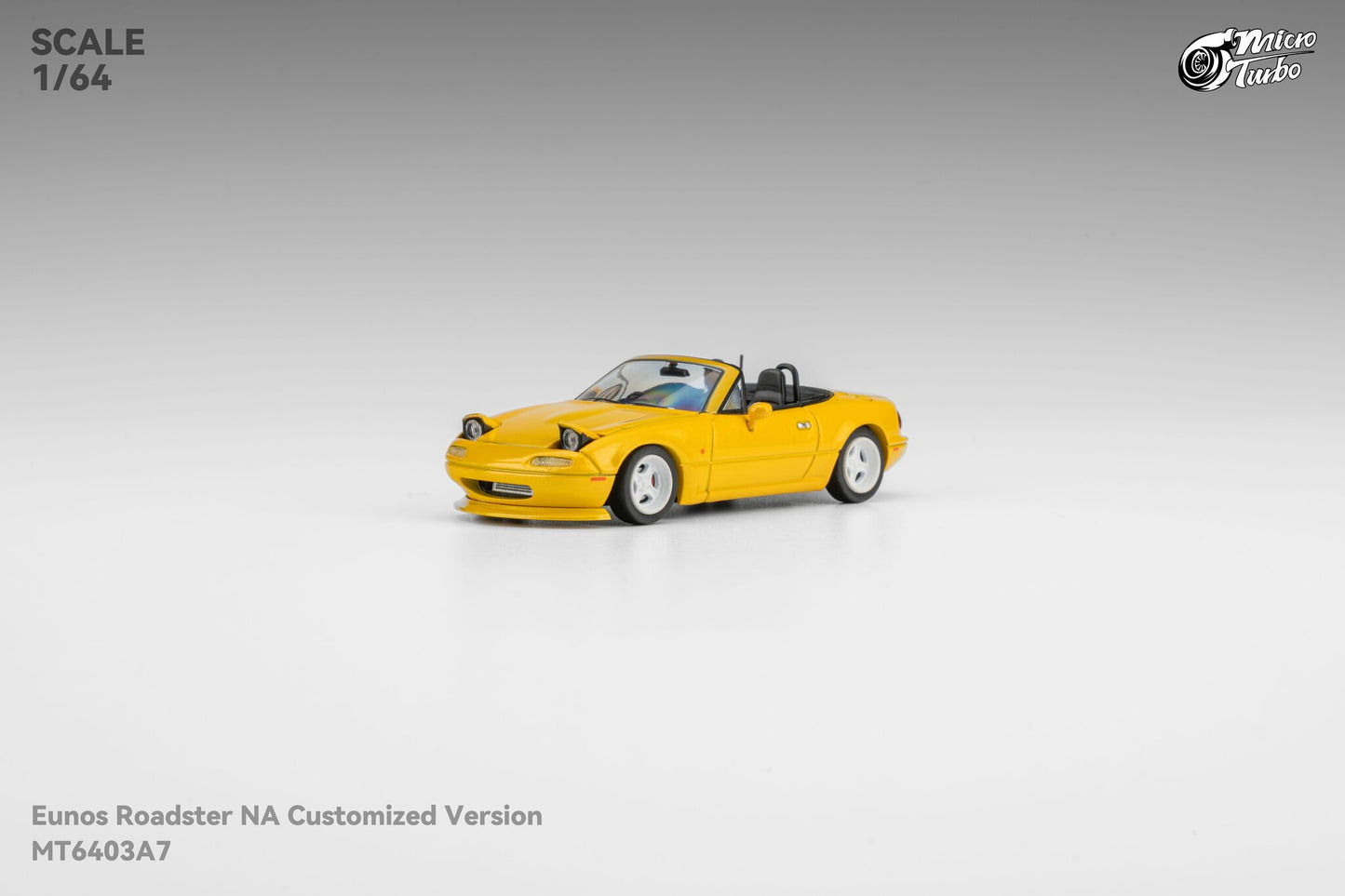 Microturbo - 1/64 Custom MX5 - Metallic Yellow