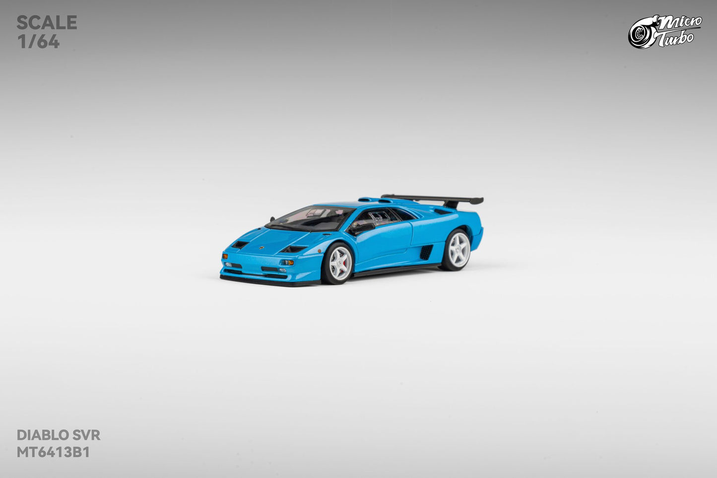 Microturbo 1/64 Custom Diablo SVR - Metallic Blue