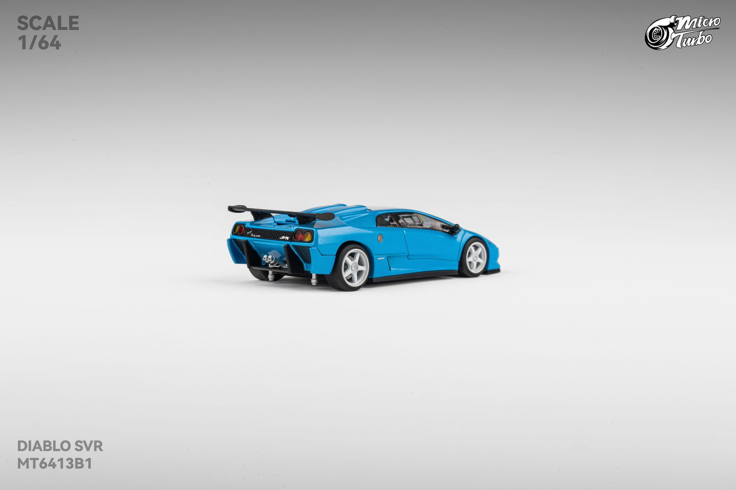 Microturbo 1/64 Custom Diablo SVR - Metallic Blue
