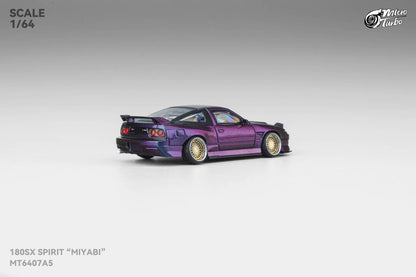 Microturbo - 1/64 Custom 180SX Spirit Miyabi - Purple Chameleon