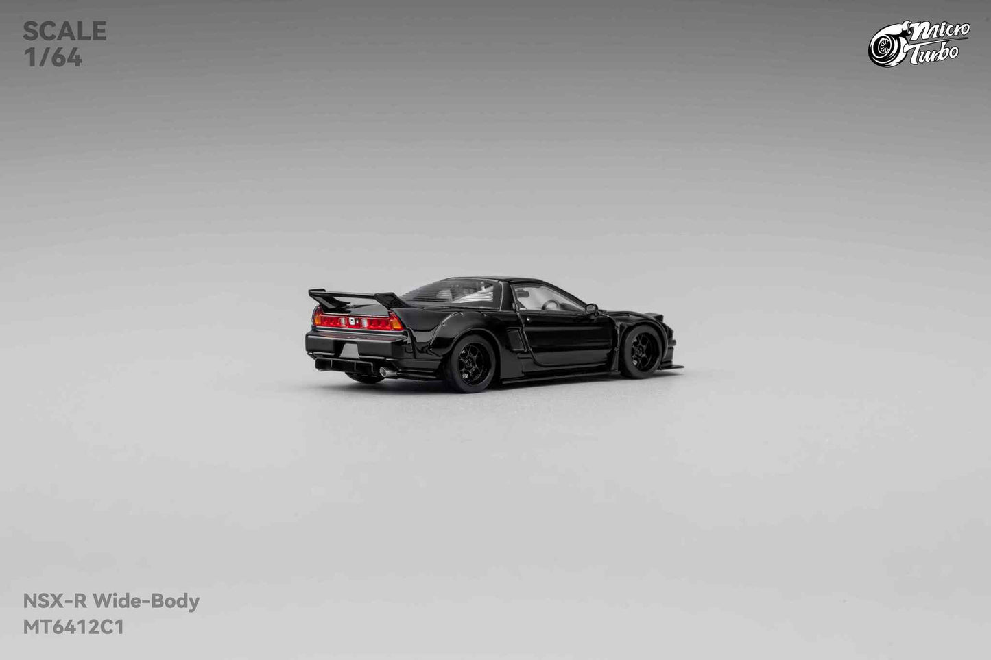MicroTurbo - 1/64 Custom NSX Wide Body - Gloss Black