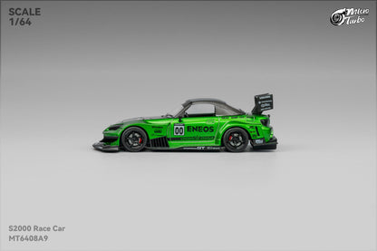 (Pre-Order) Microturbo 1/64 Custom S2000 Race Car - Metallic Green