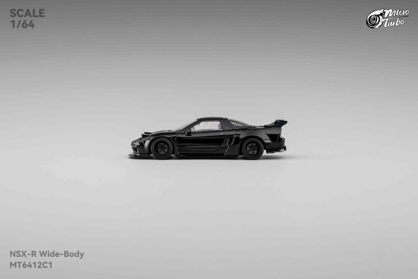 MicroTurbo - 1/64 Custom NSX Wide Body - Gloss Black