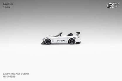 (Pre-Order) Microturbo 1/64 Custom S2000 RB - Metallic White