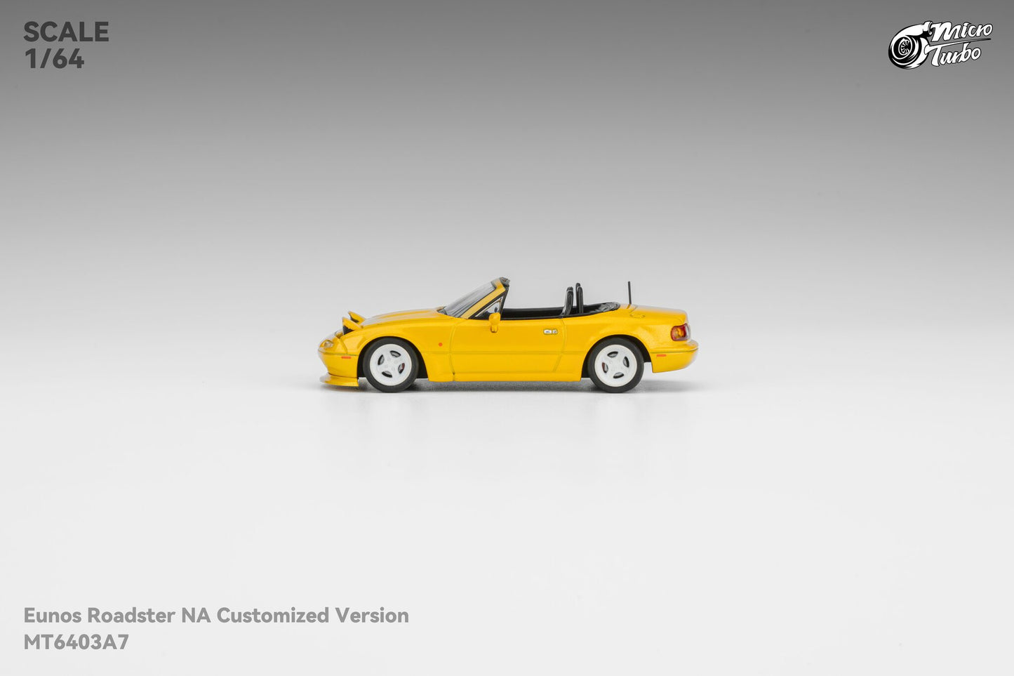Microturbo - 1/64 Custom MX5 - Metallic Yellow