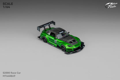 (Pre-Order) Microturbo 1/64 Custom S2000 Race Car - Metallic Green