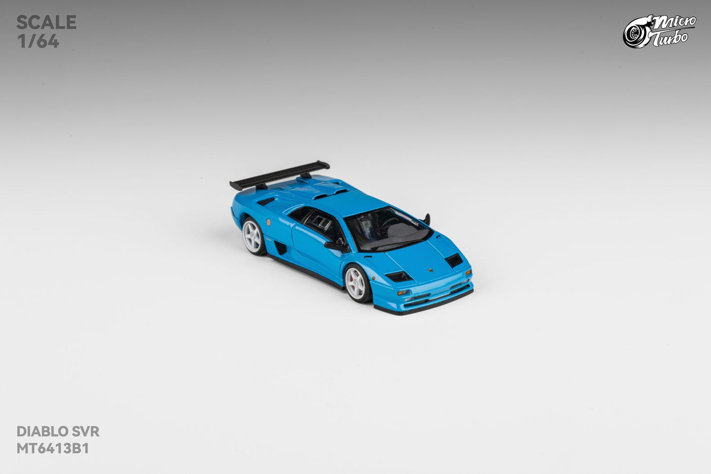 Microturbo 1/64 Custom Diablo SVR - Metallic Blue
