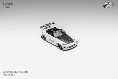 (Pre-Order) Microturbo 1/64 Custom S2000 RB - Metallic White