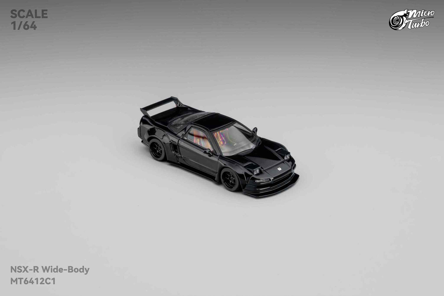 MicroTurbo - 1/64 Custom NSX Wide Body - Gloss Black