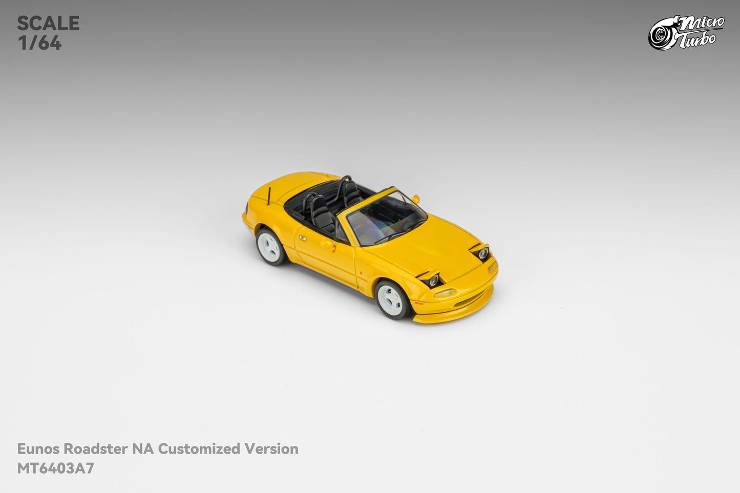 Microturbo - 1/64 Custom MX5 - Metallic Yellow