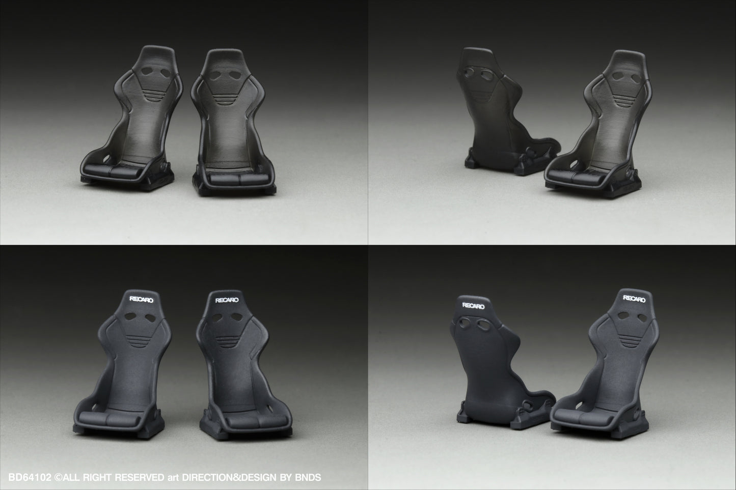 BNDS 1/64 Racing Seats Collection - BD64101/BD64102/BD64103/BD64104/BD64105/BD64106/BD64107