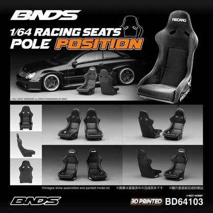 BNDS 1/64 Racing Seats Collection - BD64101/BD64102/BD64103/BD64104/BD64105/BD64106/BD64107