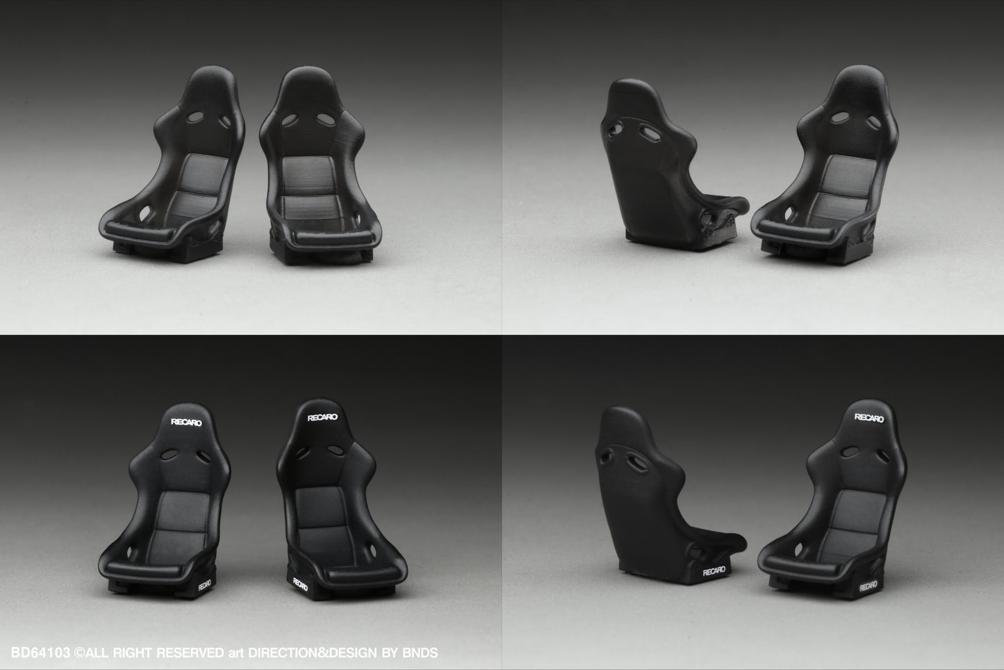 BNDS 1/64 Racing Seats Collection - BD64101/BD64102/BD64103/BD64104/BD64105/BD64106/BD64107