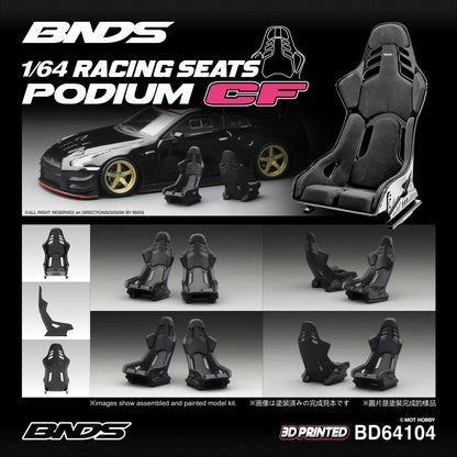 BNDS 1/64 Racing Seats Collection - BD64101/BD64102/BD64103/BD64104/BD64105/BD64106/BD64107