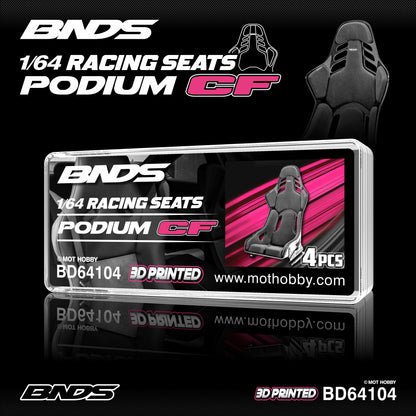 BNDS 1/64 Racing Seats Collection - BD64101/BD64102/BD64103/BD64104/BD64105/BD64106/BD64107