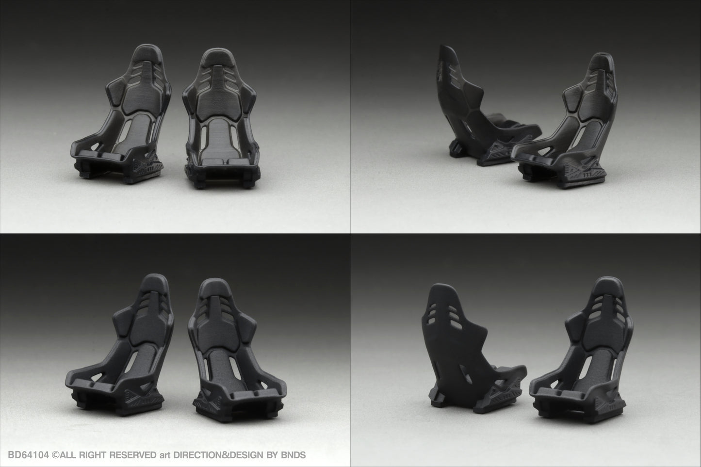BNDS 1/64 Racing Seats Collection - BD64101/BD64102/BD64103/BD64104/BD64105/BD64106/BD64107