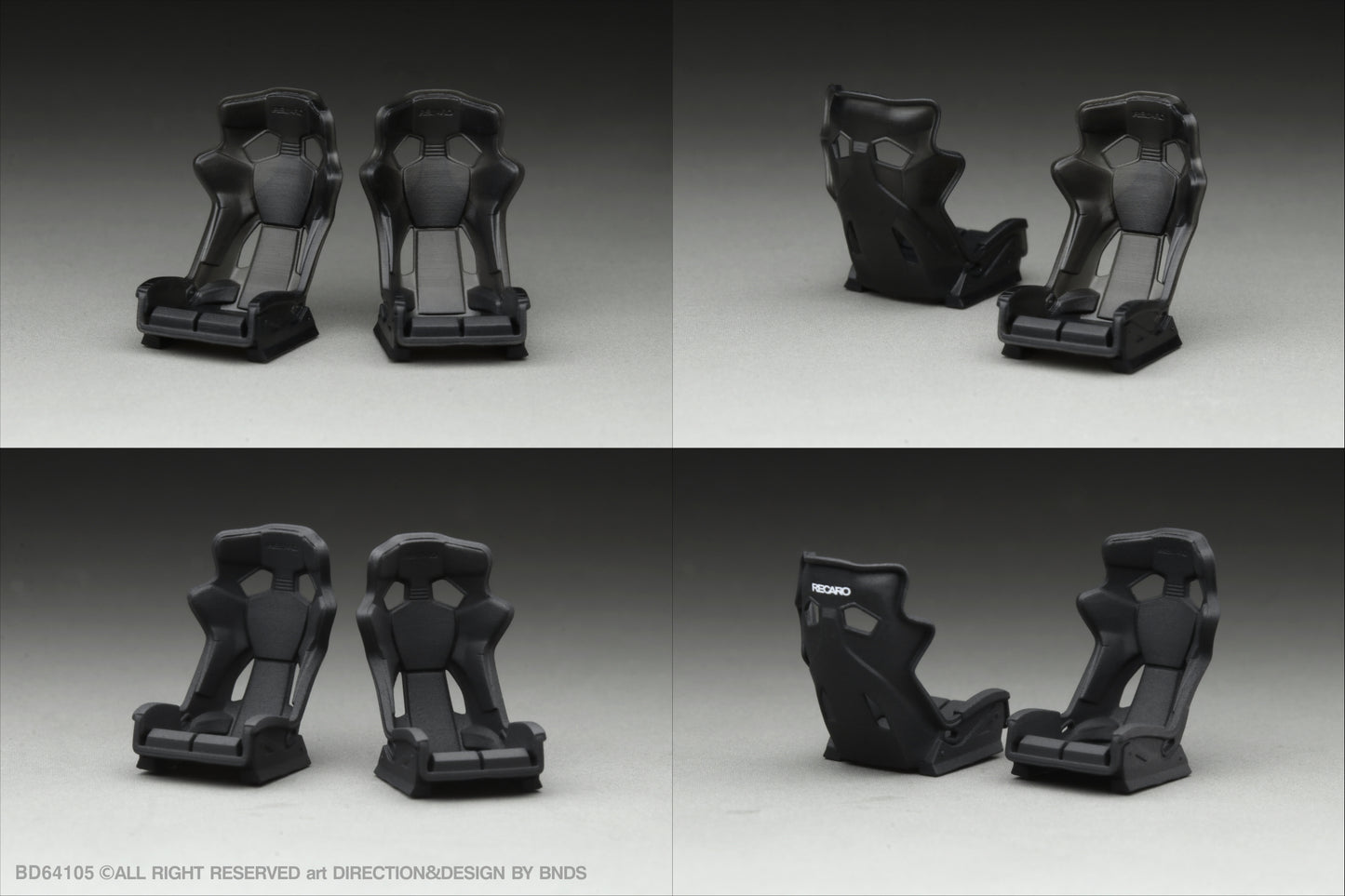 BNDS 1/64 Racing Seats Collection - BD64101/BD64102/BD64103/BD64104/BD64105/BD64106/BD64107