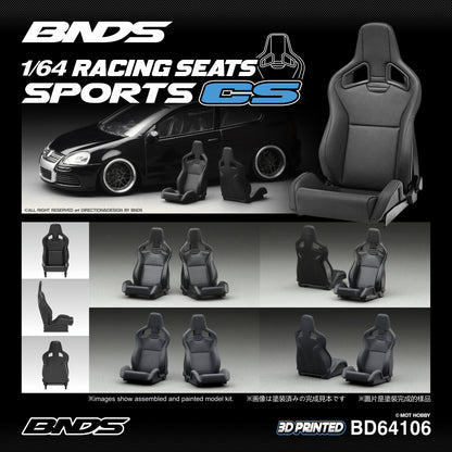 BNDS 1/64 Racing Seats Collection - BD64101/BD64102/BD64103/BD64104/BD64105/BD64106/BD64107