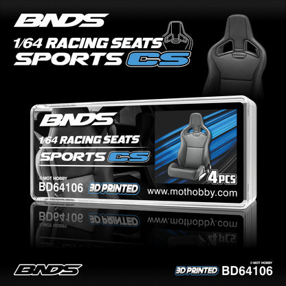 BNDS 1/64 Racing Seats Collection - BD64101/BD64102/BD64103/BD64104/BD64105/BD64106/BD64107