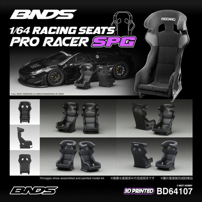 BNDS 1/64 Racing Seats Collection - BD64101/BD64102/BD64103/BD64104/BD64105/BD64106/BD64107