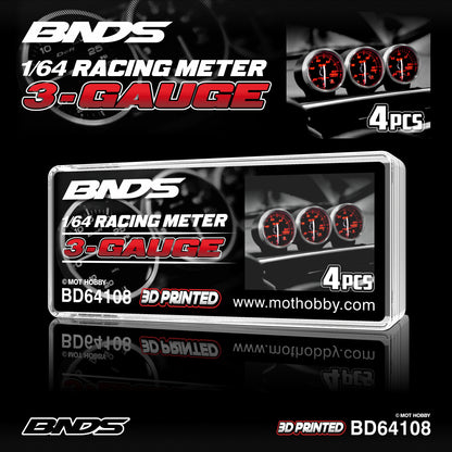 BNDS 1/64 Racing Meter Set Collection - BD64108/BD64109/BD64110/BD64111