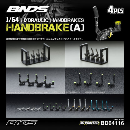 BNDS 1/64 Hydraulic Handbrake Set - Shifter A (4pcs) - BD64116