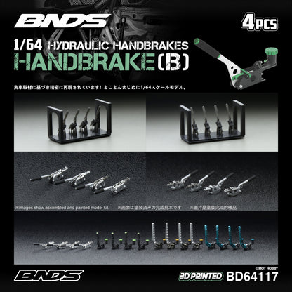 BNDS 1/64 Hydraulic Handbrake Set - Shifter B (4pcs) - BD64117