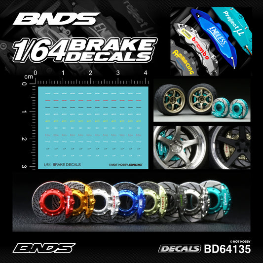 BNDS 1/64 Racing Decal Set Collection - BD64135/BD64136/BD64137/BD64138/BD64139