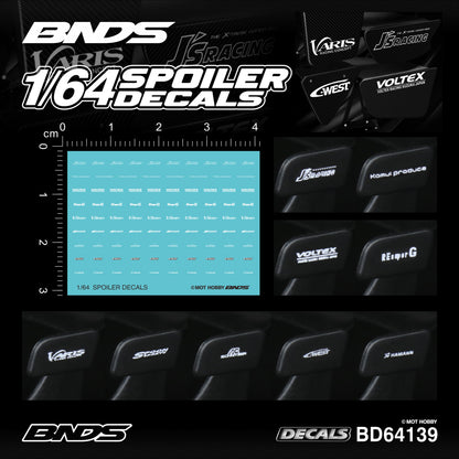 BNDS 1/64 Racing Decal Set Collection - BD64135/BD64136/BD64137/BD64138/BD64139