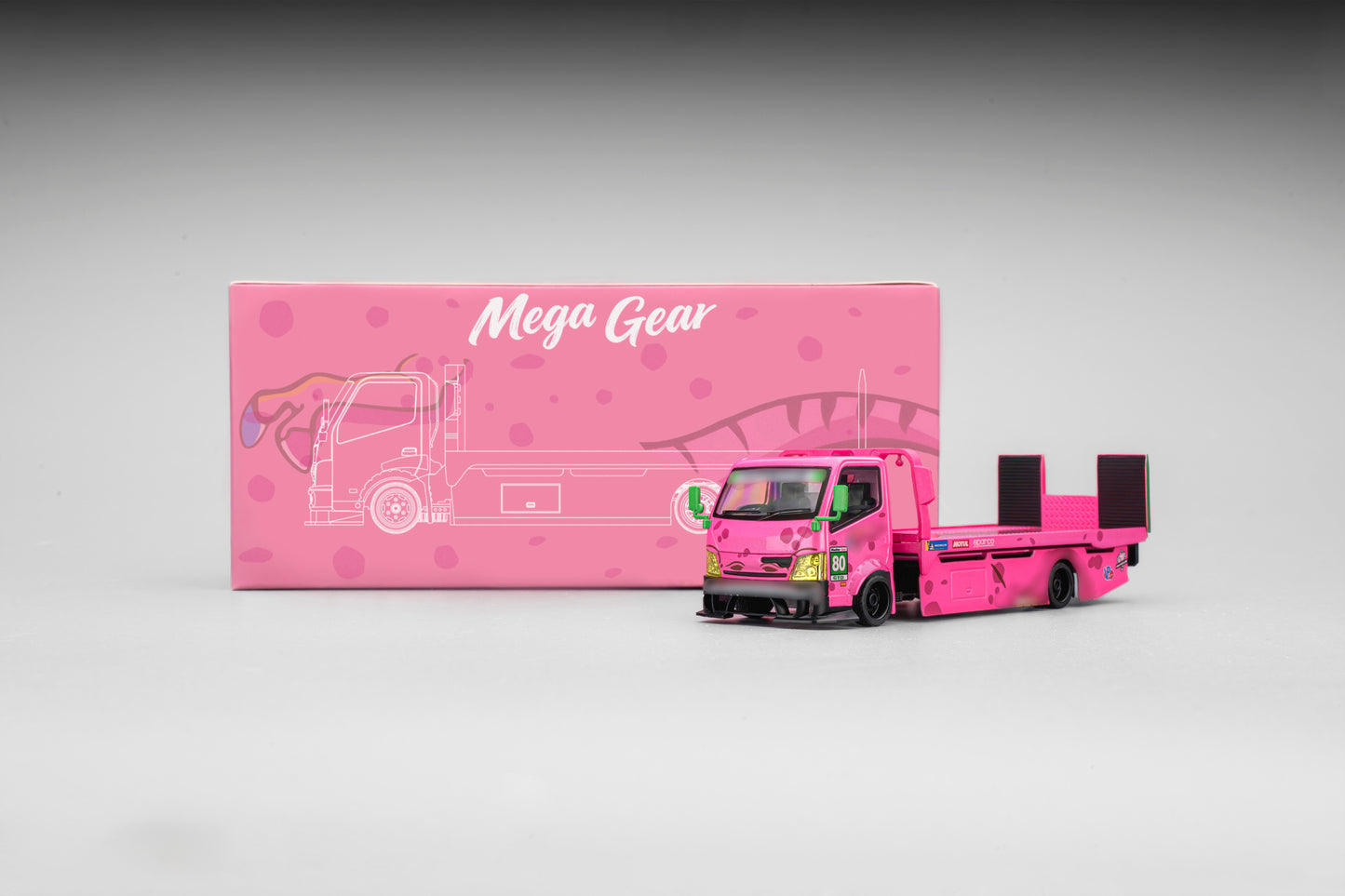 Mega Gear 1/64 Custom Hauler  - Pink Dino