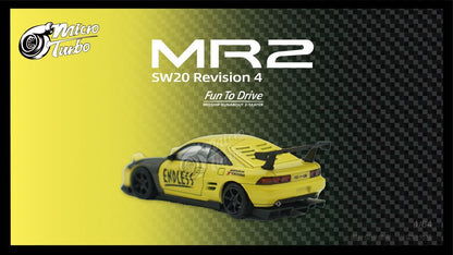 Microturbo 1/64 Custom MR2 Yellow - Hong Kong Limited Edition