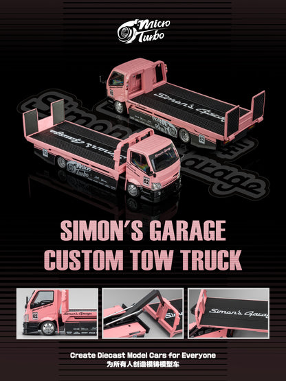 (Pre-Order) MicroTurbo x Simon's Garage - Custom Flatbed Trailer
