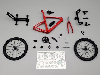 PRE-PAINTED Series - Hobbit Bike 1/12 Road Bicycle Model Kit - HBY1-0001 - Pinarello F