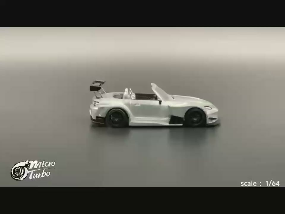 Microturbo 1/64 Custom S2000 JS Racing - Metalic White – Mot Hobby