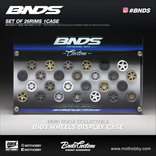 BNDS ABS Wheels Acrylic Display