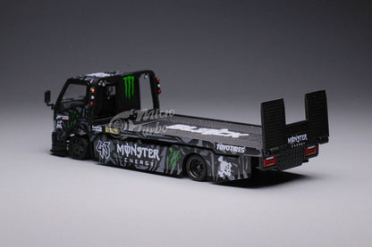 Microturbo 1/64 Custom Flatbed Tow Truck - Claws