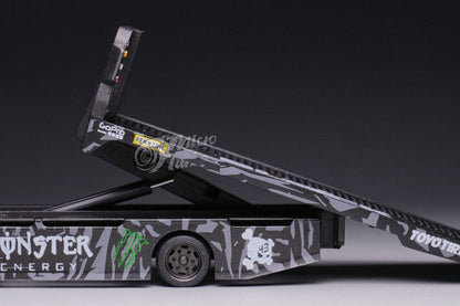 Microturbo 1/64 Custom Flatbed Tow Truck - Claws